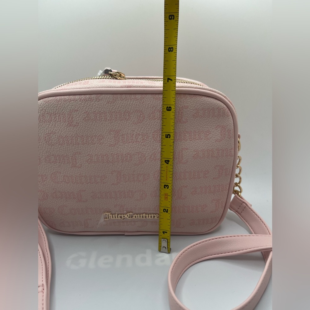 NWT Juicy Couture Gothic Dots Powder Blush Bestsellers Camera Crossbody OS - Picture 5 of 11